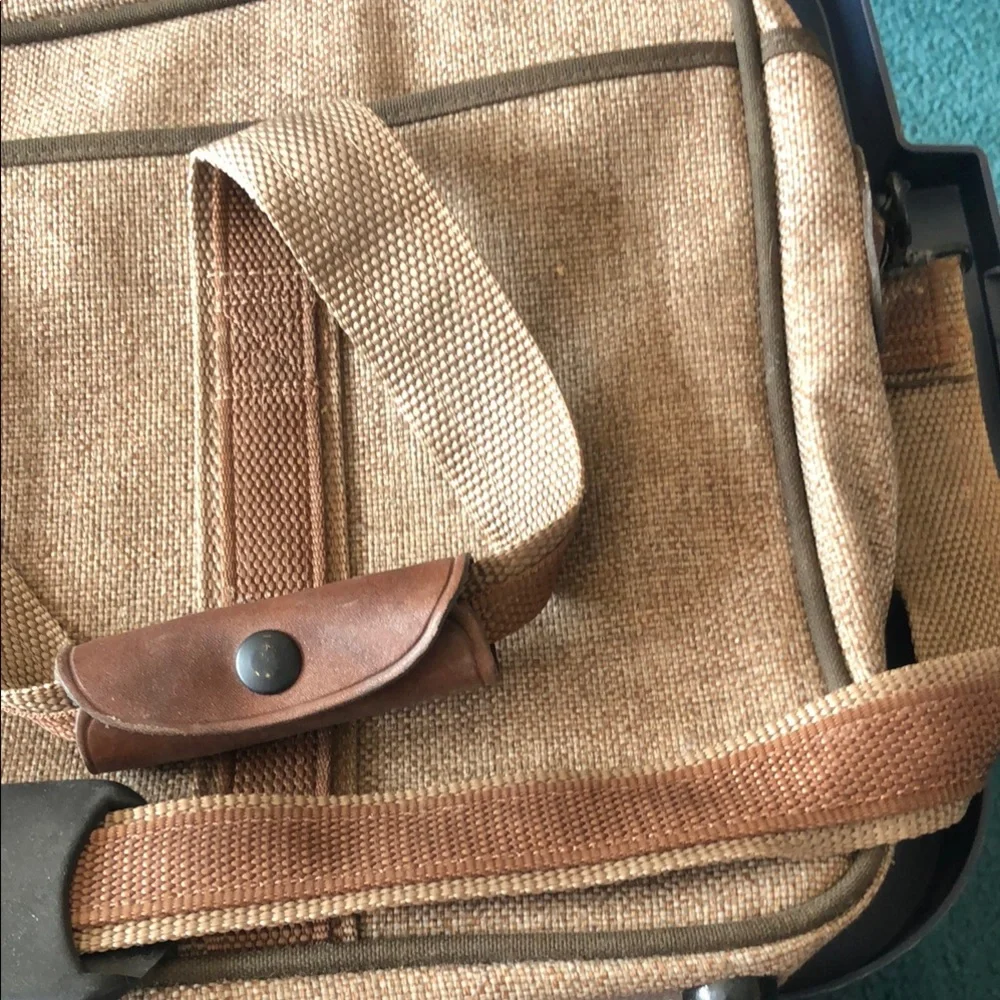 Pegasus Brown Canvas Travel Tote Bag by